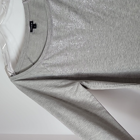 Torrid Gray Iridescent Pullover Top size L or 12. - Picture 6 of 10